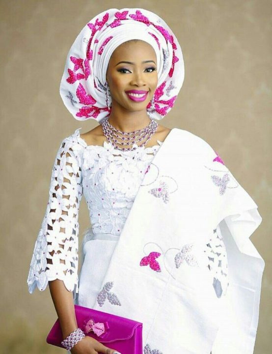 aso ebi gallery pink and white image