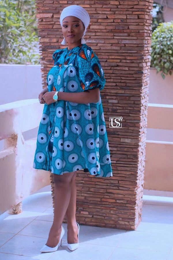 Ankara Fashion blue gown image
