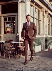 best suit colors for men brown image