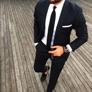 best suit colors for men black image
