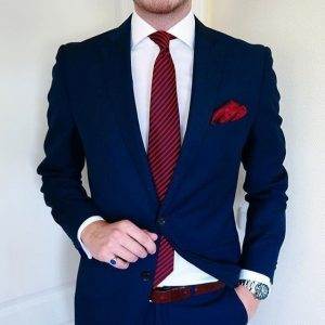 navy blue suit combinations for weddings